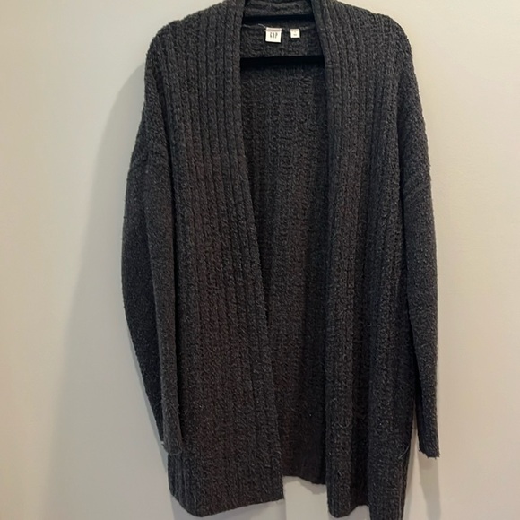GAP - fleece like cardigan.   Size large - Picture 1 of 9